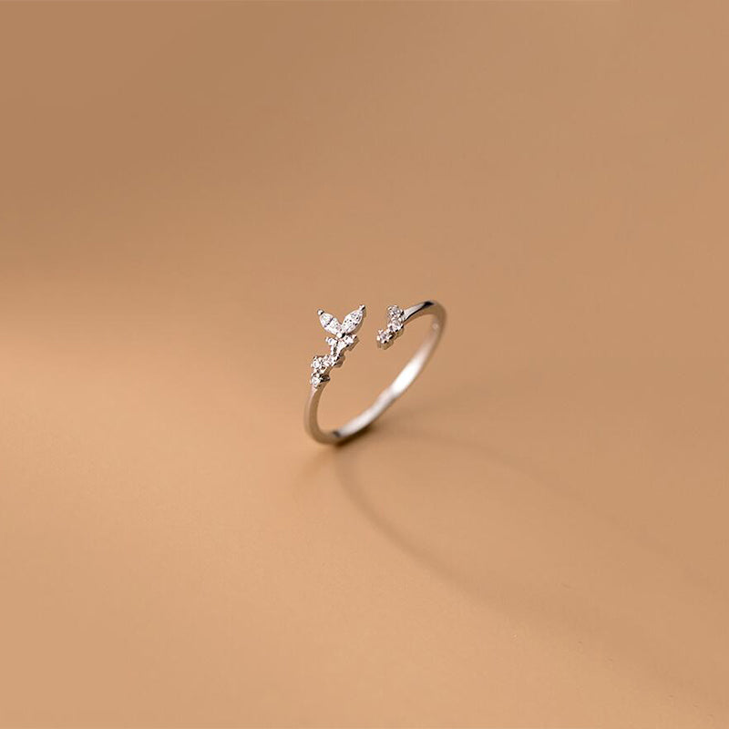 Ċirku Delikat ta' Silvers bi Zirconia Luminusa