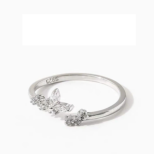 Ċirku Delikat ta' Silvers bi Zirconia Luminusa