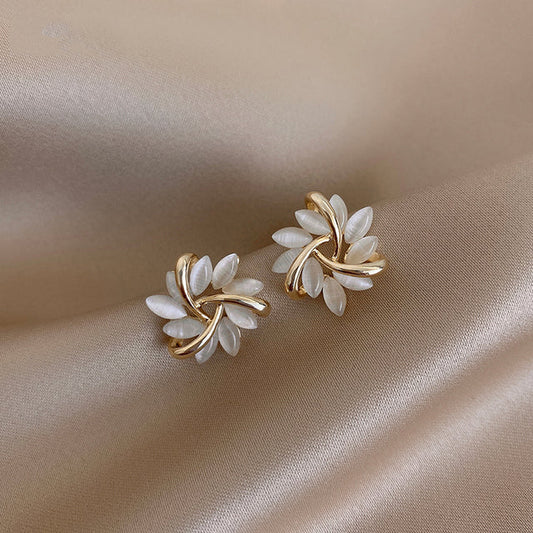 Tori™ – Earrings tal-Fjura bi-Ġebla Imqaxxra