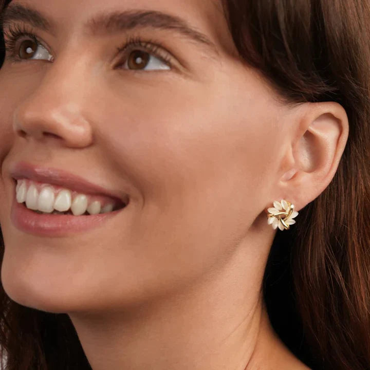 Ċrieki Eleganti Deheb Ispirati mill-Petali tal-Opal